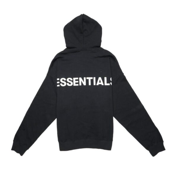 Black Essentials 3M Logo Pullover Hoodie