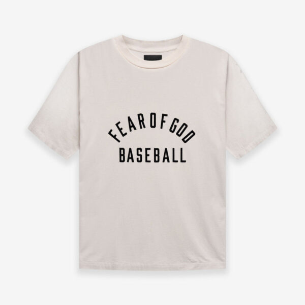 Fear of God Essentials Baseball T Shirt Cream